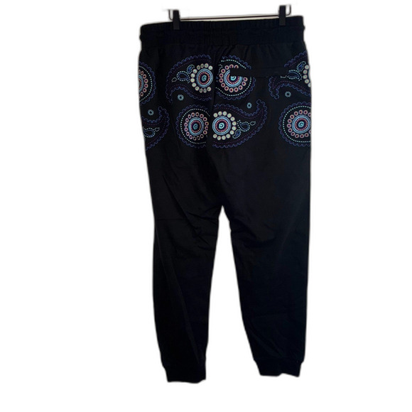 Cookies Black Paisley Jogger Pants Embroidered XL NWT - Picture 2 of 7